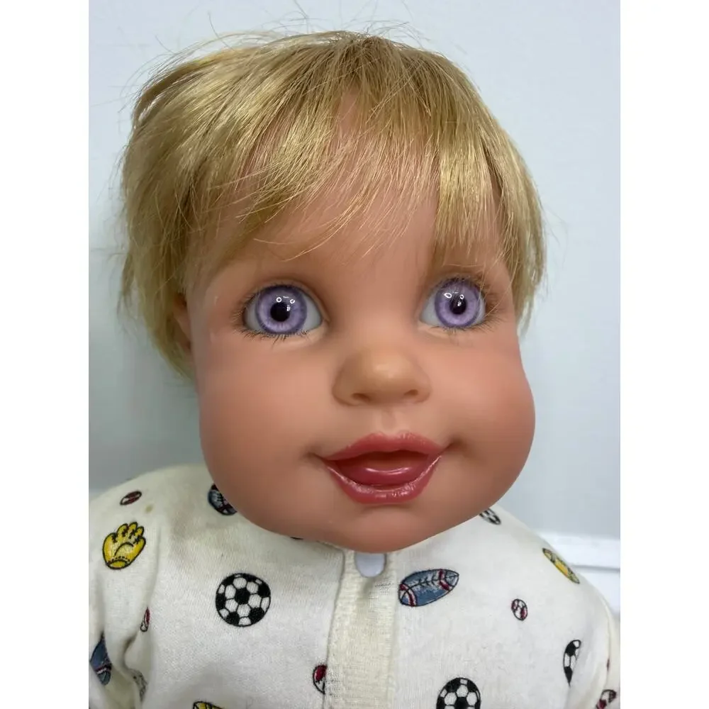 My Twinn doll by Sandra Bilotto Blonde hair Violet Eyes